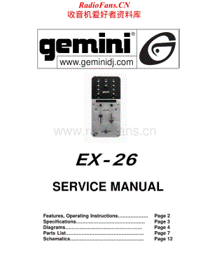 Gemini-EX26-mix-sm维修电路原理图.pdf