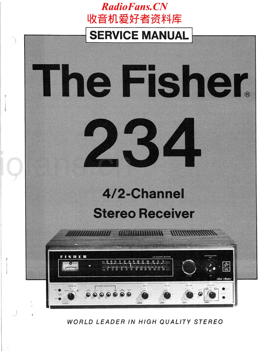 Fisher-234-rec-sm维修电路原理图.pdf_第1页