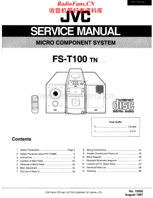 JVC-FST100-cs-sm维修电路原理图.pdf