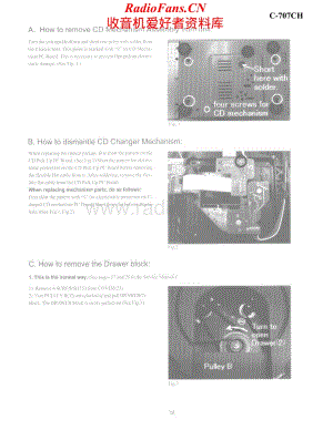 Onkyo-C707CH-cd-sm维修电路原理图.pdf