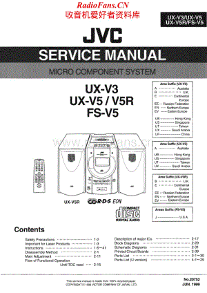 JVC-UXV3-cs-sm维修电路原理图.pdf