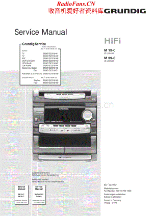 Grundig-M19C-mc-sm维修电路原理图.pdf