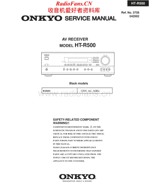Onkyo-HTR500-avr-sm维修电路原理图.pdf