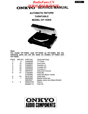Onkyo-CP1036A-tt-sm维修电路原理图.pdf