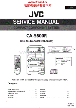 JVC-CAS600R-cs-sm维修电路原理图.pdf
