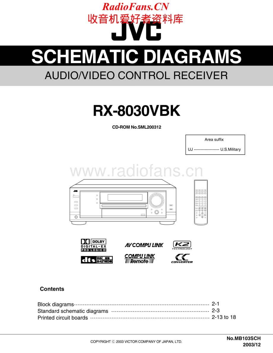 JVC-RX8030VBK-avr-sch维修电路原理图.pdf_第1页