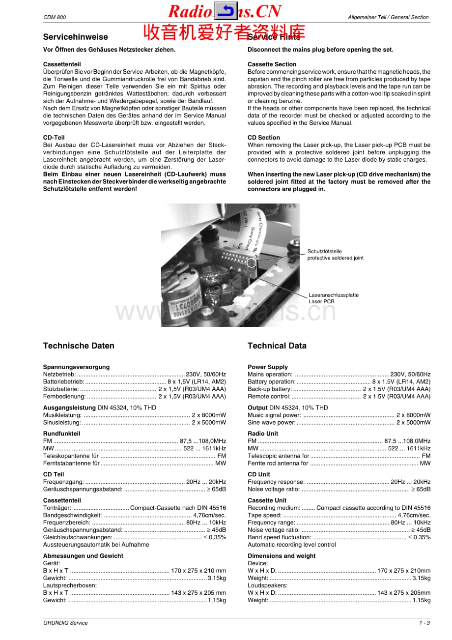 Grundig-CDM800-mmc-sm维修电路原理图.pdf_第3页