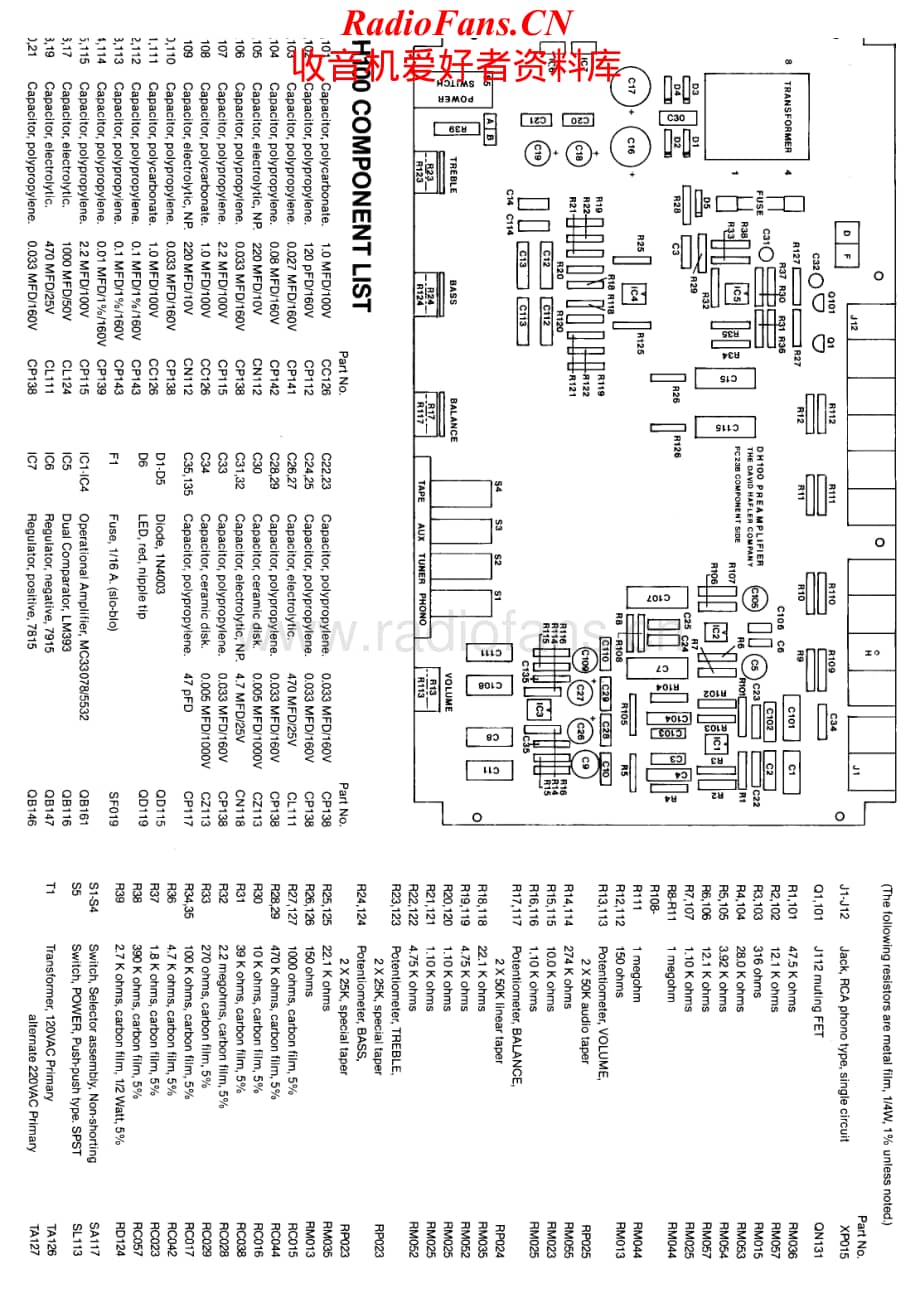 Hafler-DH100SII-pre-sch维修电路原理图.pdf_第2页