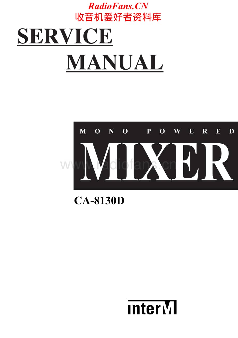 InterM-CA8130D-mix-sm维修电路原理图.pdf_第1页