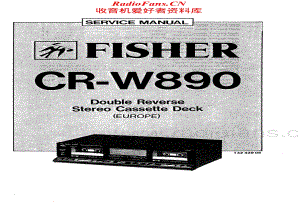 Fisher-CRW890-tape-sm维修电路原理图.pdf