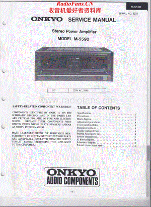 Onkyo-M5590-pwr-sm维修电路原理图.pdf