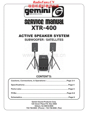 Gemini-XTR400-ass-sm维修电路原理图.pdf
