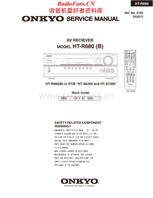 Onkyo-HTR680-avr-sm维修电路原理图.pdf