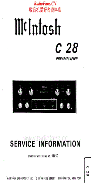 McIntosh-C28late-pre-sch维修电路原理图.pdf