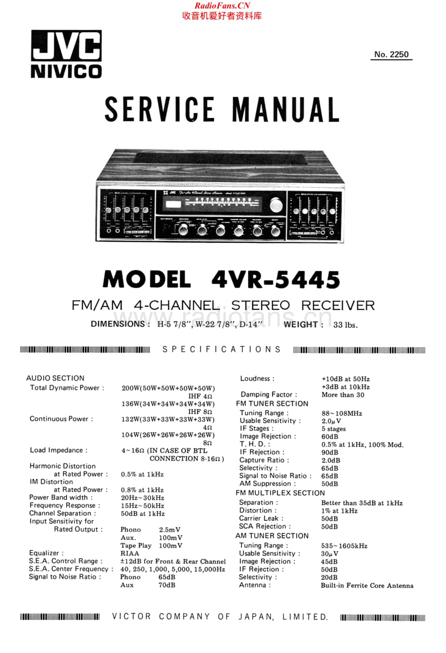 JVC-4VR5445-rec-sm维修电路原理图.pdf_第1页