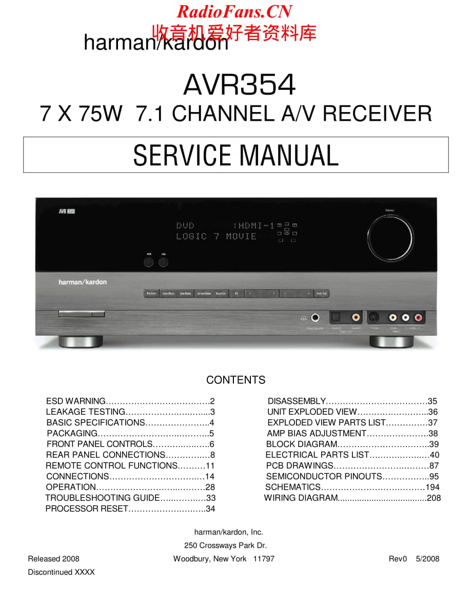 HarmanKardon-AVR354-avr-sm1维修电路原理图.pdf_第1页