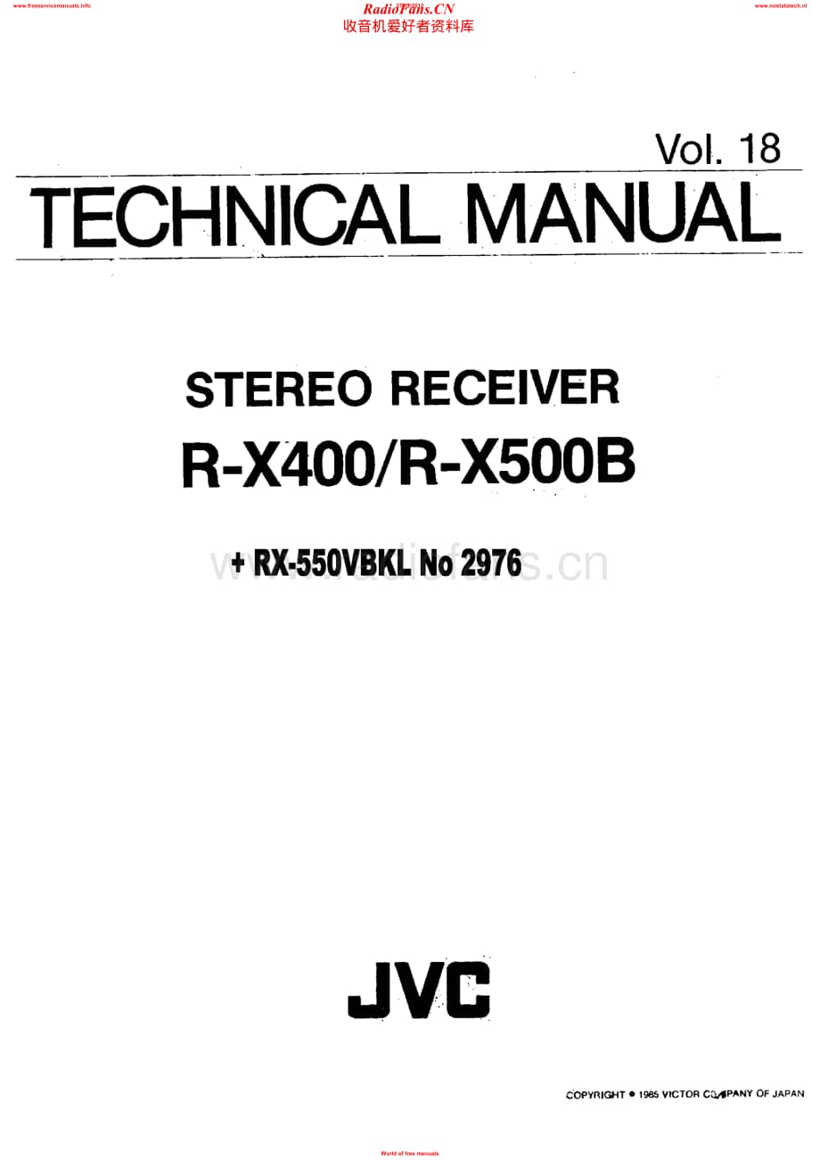JVC-RX400-rec-sm维修电路原理图.pdf_第1页