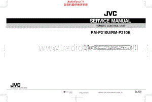 JVC-RMP210-rcu-sm维修电路原理图.pdf