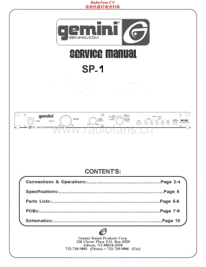 Gemini-SP1-sur-sm维修电路原理图.pdf