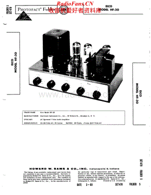 Eico-HF20SAMS-int-sm维修电路原理图.pdf