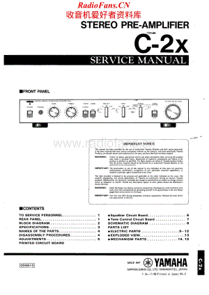 Yamaha-C2X-pre-sm维修电路原理图.pdf