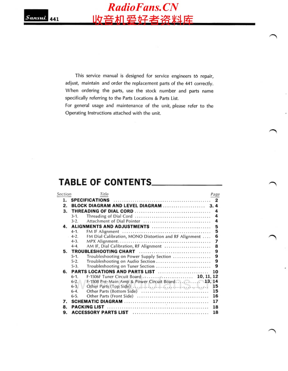Sansui-441-rec-sm维修电路原理图.pdf_第2页
