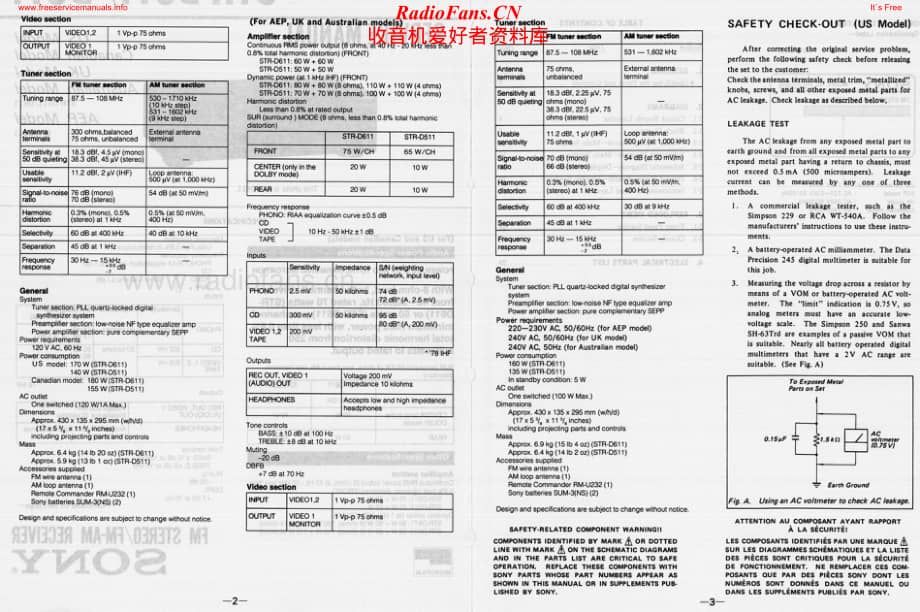 Sony-STRD611-rec-sm维修电路原理图.pdf_第2页