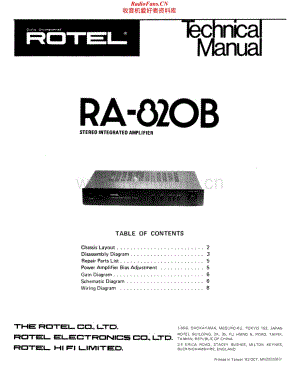 Rotel-RA820-int-sm维修电路原理图.pdf