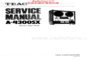 Teac-A4300SX-tape-sm维修电路原理图.pdf