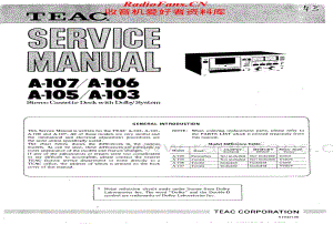 Teac-A106-tape-sm维修电路原理图.pdf