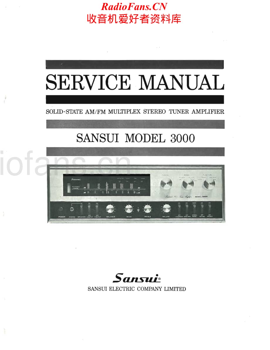 Sansui-3000-rec-sm维修电路原理图.pdf_第1页