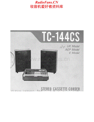 Sony-TC144-tape-sm维修电路原理图.pdf