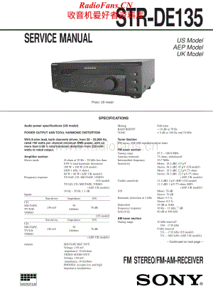 Sony-STRDE135-rec-sm维修电路原理图.pdf