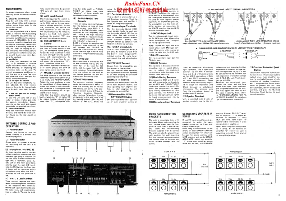 Rotel-QA100-rec-sm维修电路原理图.pdf_第2页