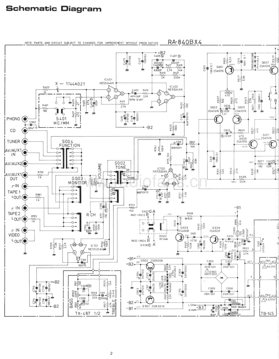 Rotel-RA840BX4-int-sm维修电路原理图.pdf_第3页