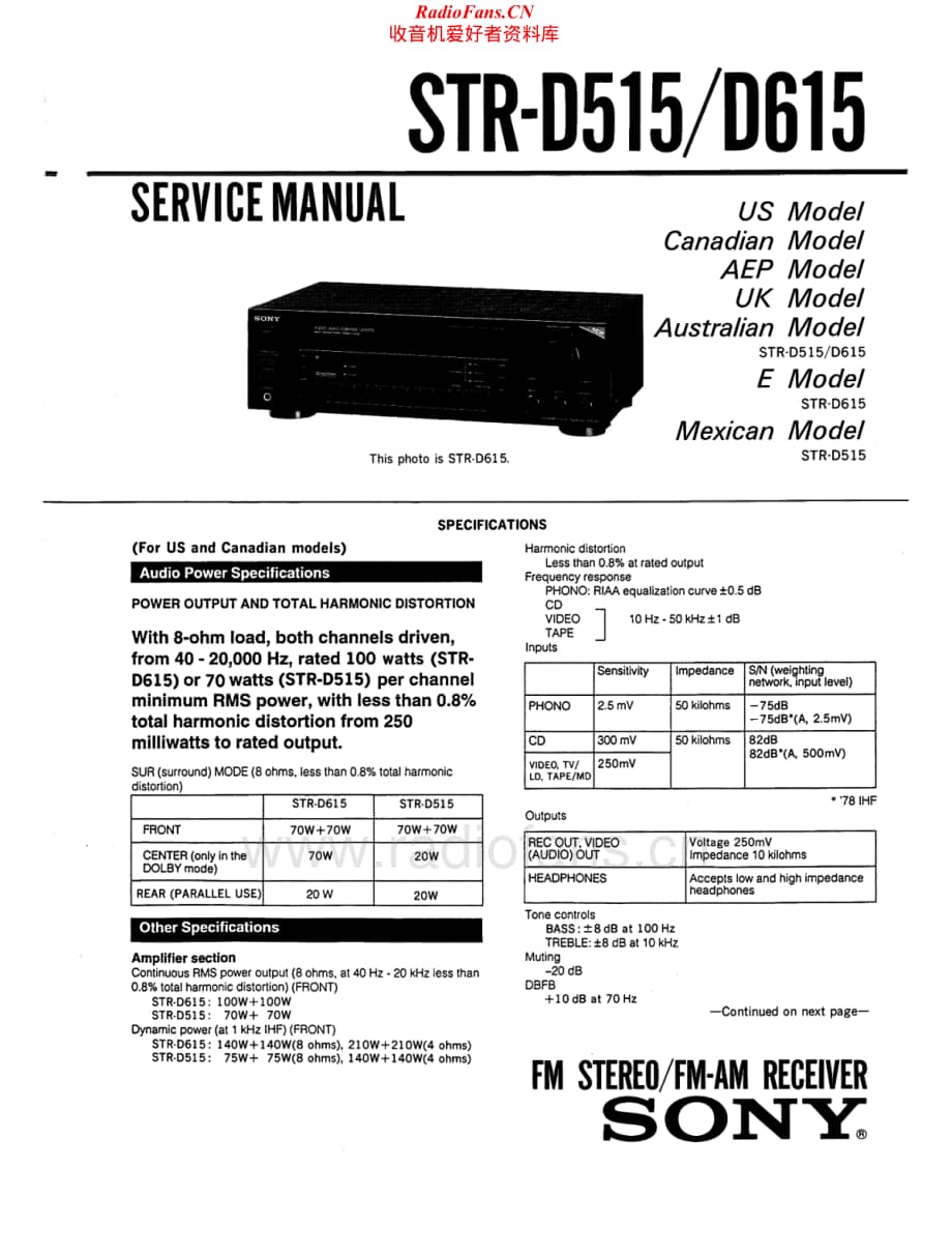 Sony-STRD515-rec-sm维修电路原理图.pdf_第2页
