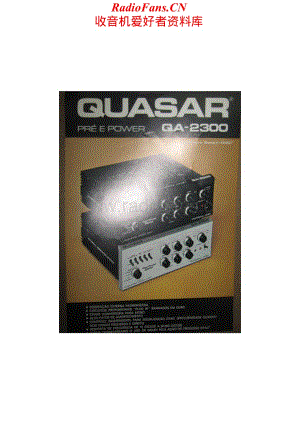 Quasar-QA2300-int-sch维修电路原理图.pdf