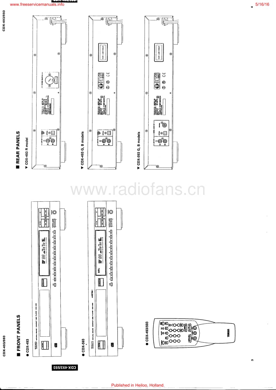Yamaha-CDX593-cd-sm维修电路原理图.pdf_第3页