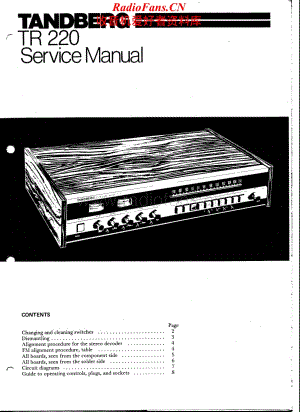 Tandberg-TR220-rec-sm维修电路原理图.pdf