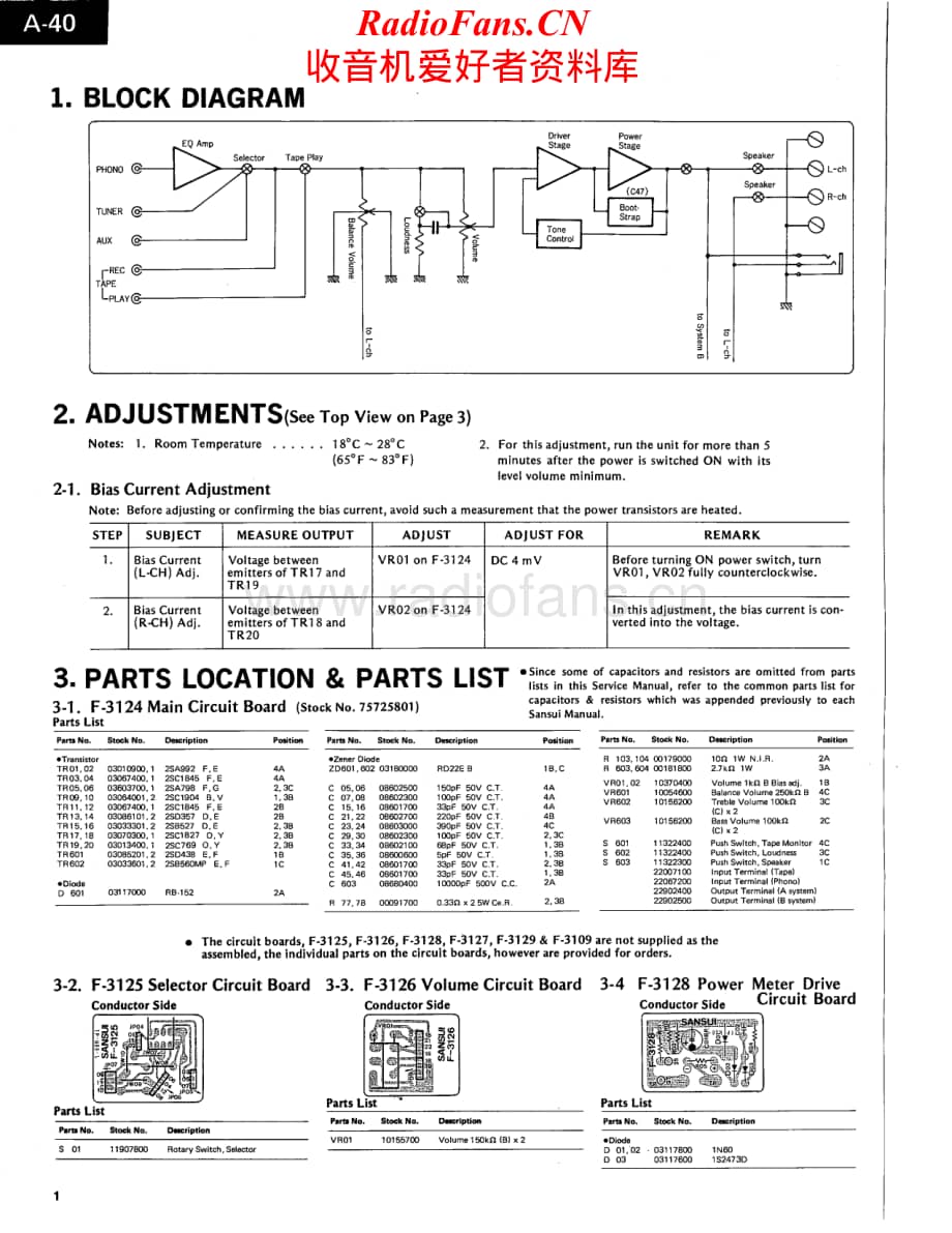 Sansui-A40-int-sm维修电路原理图.pdf_第2页