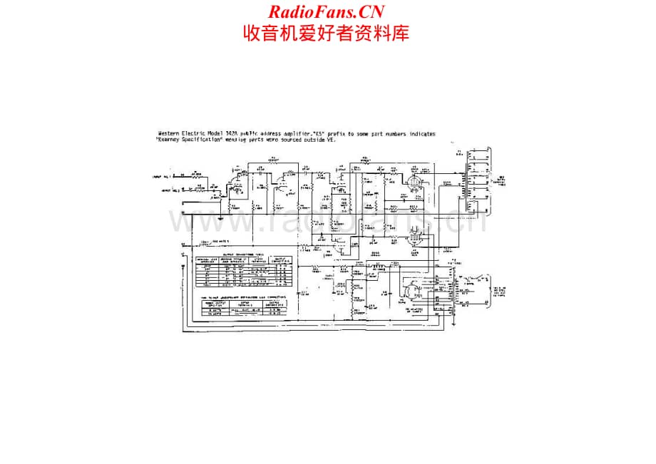 WesternElectric-142A-pwr-sch维修电路原理图.pdf_第1页