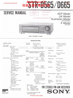 Sony-STRD565-rec-sm维修电路原理图.pdf