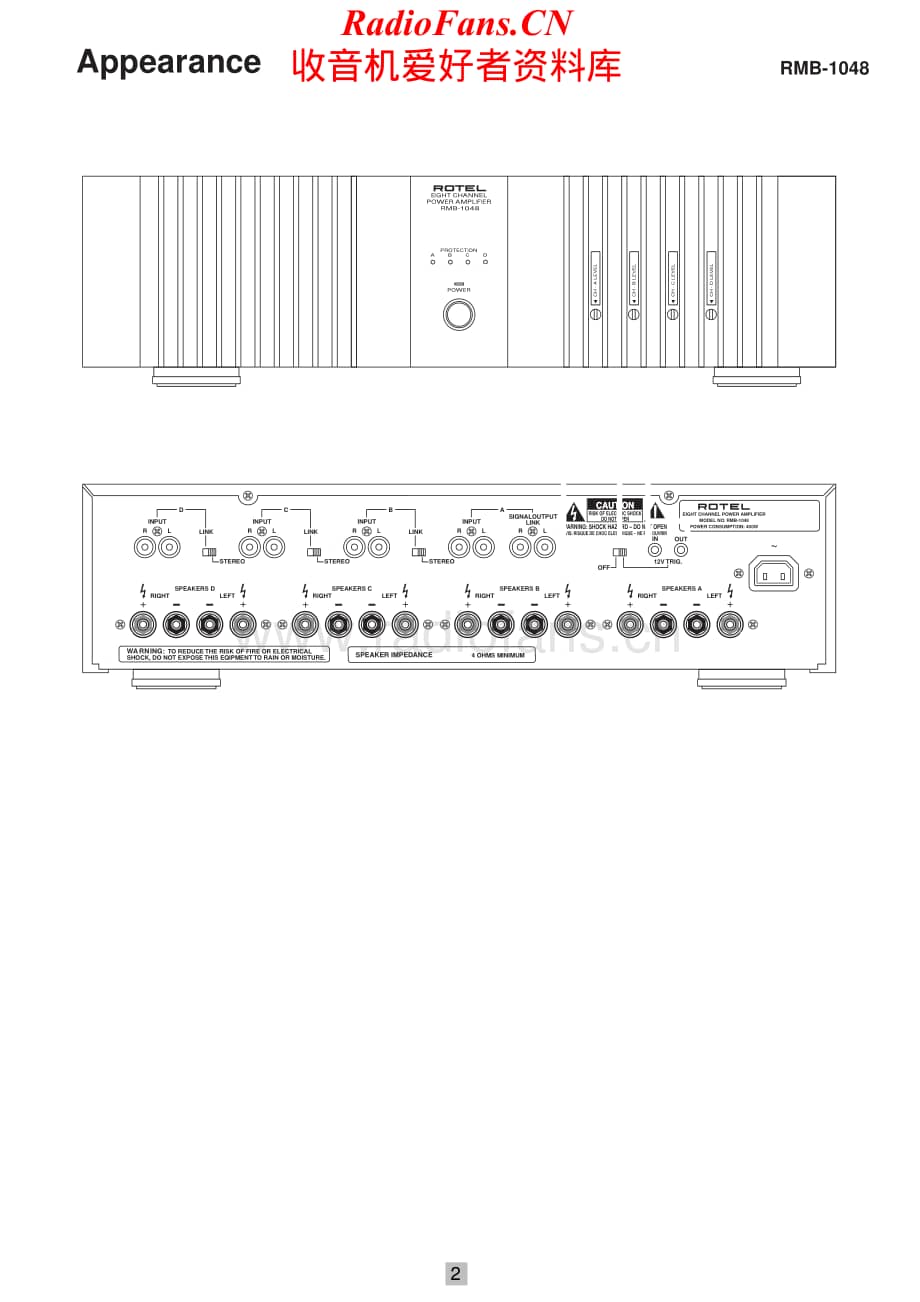 Rotel-RMB1048-pwr-sm维修电路原理图.pdf_第2页