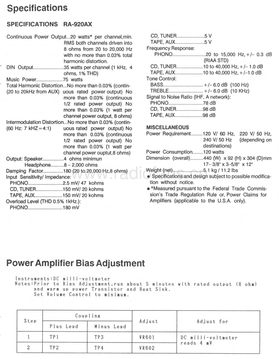 Rotel-RA920AX-int-sm维修电路原理图.pdf_第3页