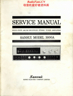 Sansui-3000A-rec-sm维修电路原理图.pdf