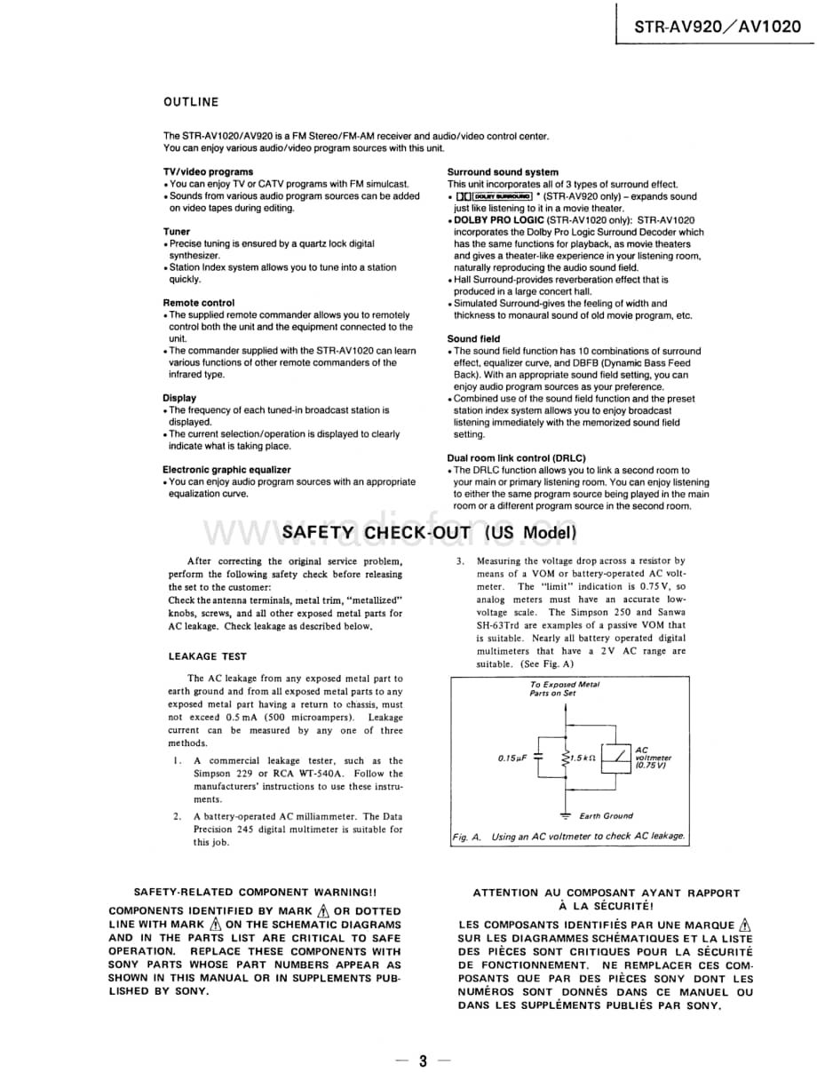 Sony-STRAV920-avr-sm维修电路原理图.pdf_第3页