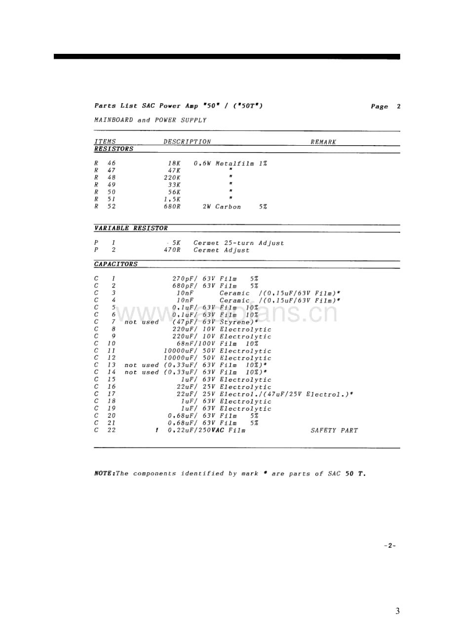 SAC-PA50-pwr-sm维修电路原理图.pdf_第3页
