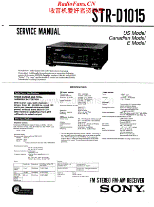 Sony-STRD1015-int-sm维修电路原理图.pdf
