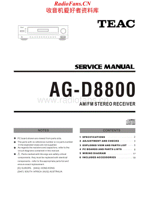 Teac-AGD8800-rec-sm维修电路原理图.pdf