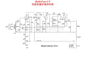 WesternElectric-WE141A-amp-sch维修电路原理图.pdf